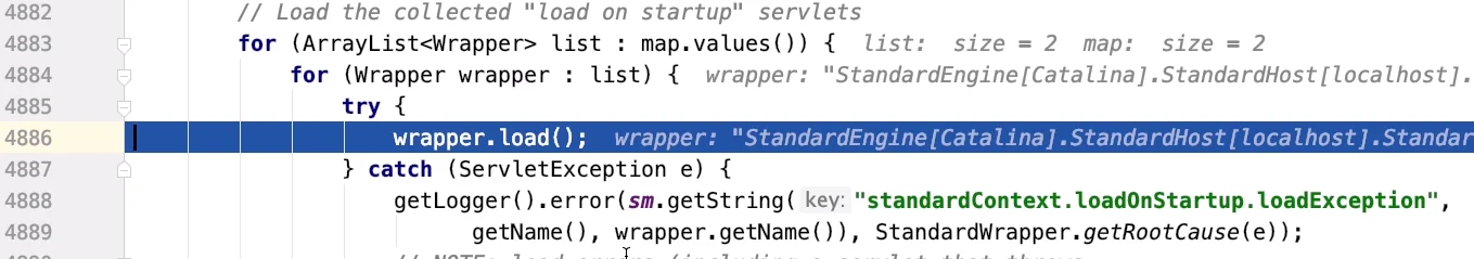 StandardContext.loadOnStartup()