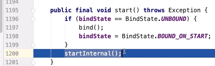 AbstractEndPoint.start()
