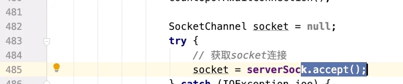 NioEndpoint.acceptor()