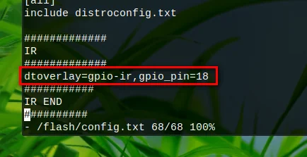 添加gpio-ir